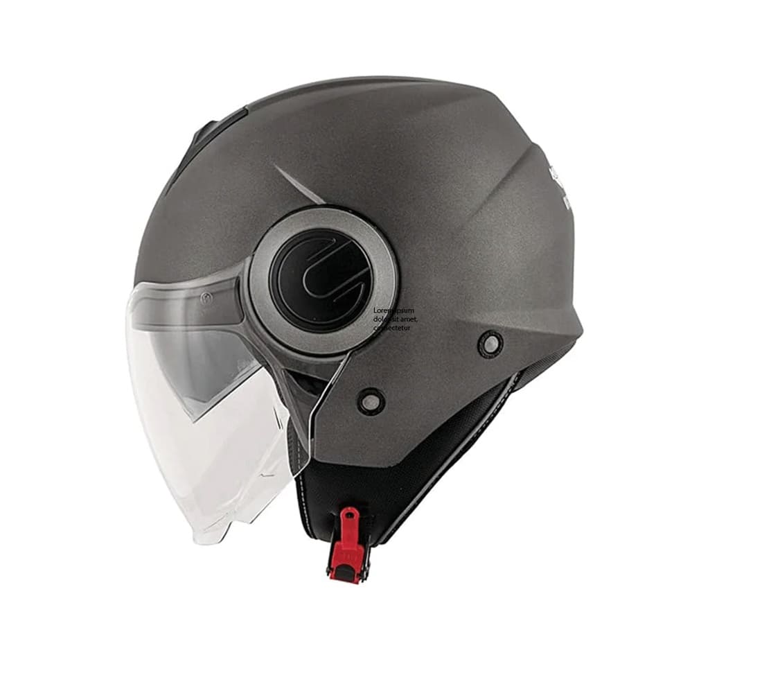 KAPPA KV37 Oregon Motocicleta Cara Abierta Casco Titanio - CASCO