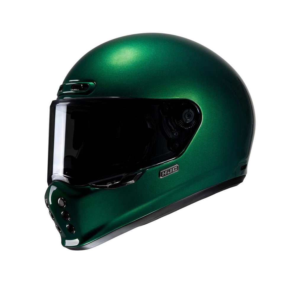 HJC V10 GRAPE carreras moto intenso integral Casco verde 
