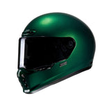 HJC V10 GRAPE carreras moto intenso integral Casco verde 