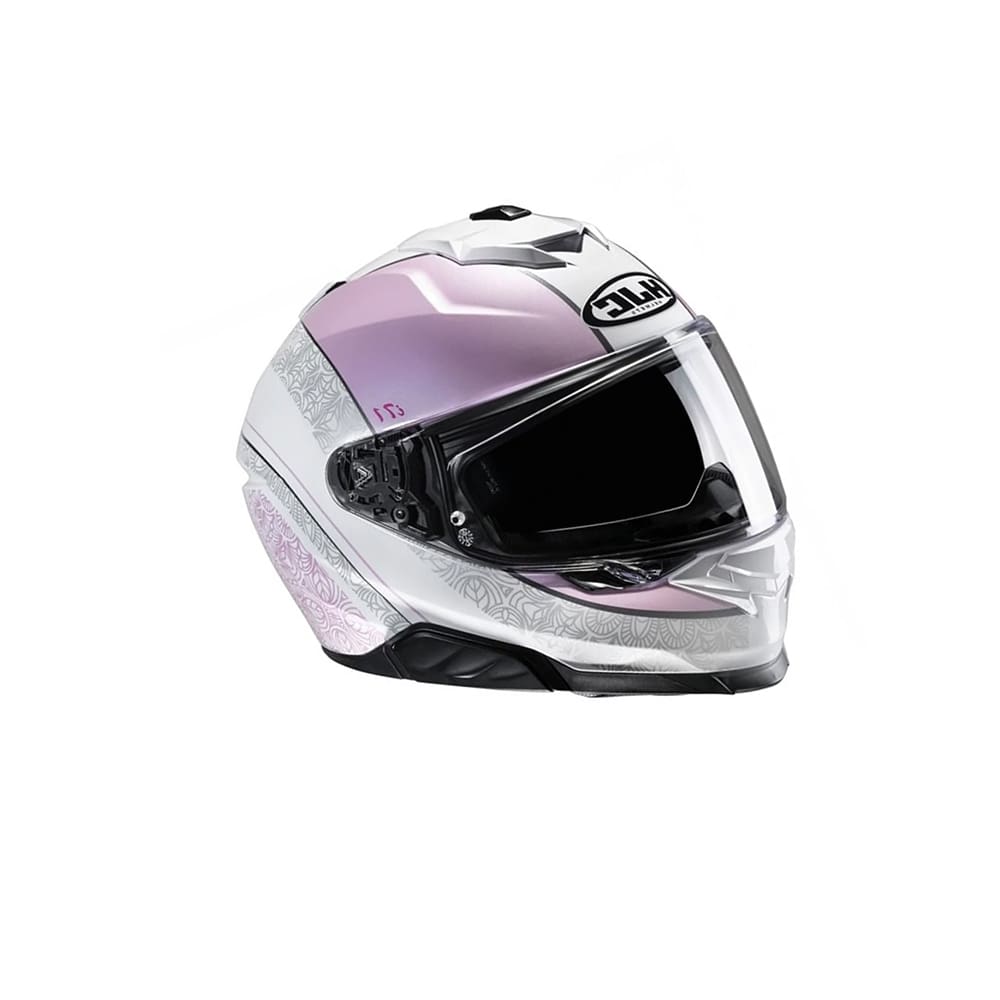 HJC I71 SERA MC8 DEPORTIVO MOTOCICLETA CASCO INTEGRAL BLANCO ROSA