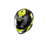 HJC- I71 PEKA MC3HSF Casco Integral Moto Negro Mate Amarillo Fluo