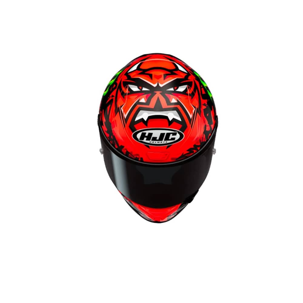 HJC RPHA 1 QUARTARARO REPLICA II MC1 CASCO DE CARRERAS DE MOTO