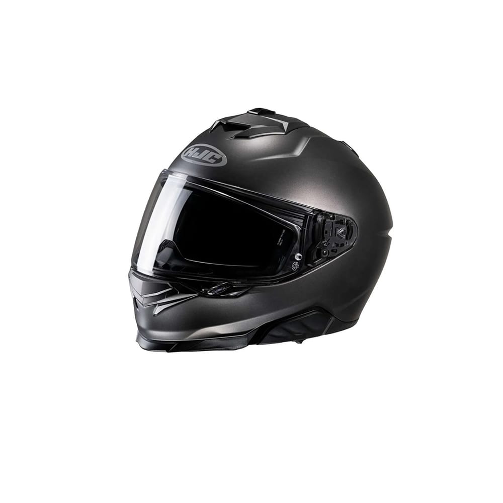 HJC I71 DEPORTIVO MOTOCICLETA CASCO INTEGRAL TITANIO SEMIPLANO