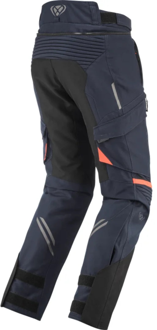 IXON MIDGARD PT MOTO PANTALONES AZUL MARINO ROJO