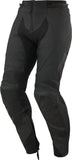 IXON AVENGER HOMBRE MOTO PANTALONES CUERO NEGRO
