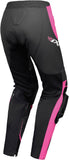 IXON VORTEX 3 PT L DAMAS MOTO PANTALONES CUERO NEGRO ROSA
