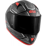 GIVI CASCO FULL 506/SPORT. LED/DEEP NEGRO-MT/ROJO - SECURTEX MOTOR S.L (t/a MaximoMoto)