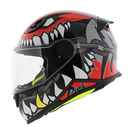 LS2 FF812 KID ZERO CASCO DE MOTO GRIS ROJO