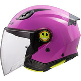 LS2 OF622 FUNNY II CASCO DE MOTO SOLID ROSA