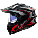 LS2 MX701 EXPLORER C FRONTIER CASCO DE MOTO ROJO