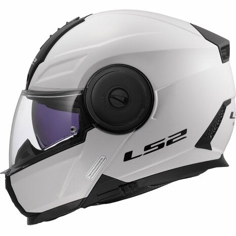LS2 FF902 SCOPE II SOLID CASCO DE MOTO GLOSS BLANCO