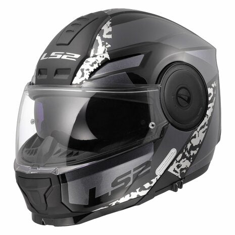 LS2 FF902 SCOPE II OXYD CASCO DE MOTO NEGRO TITANIUM