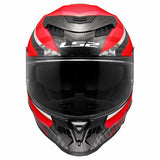 LS2 FF807 DRAGON TRAX CASCO DE MOTO ROJO