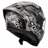 LS2 FF807 DRAGON ENTHUM CASCO DE MOTO PLATA