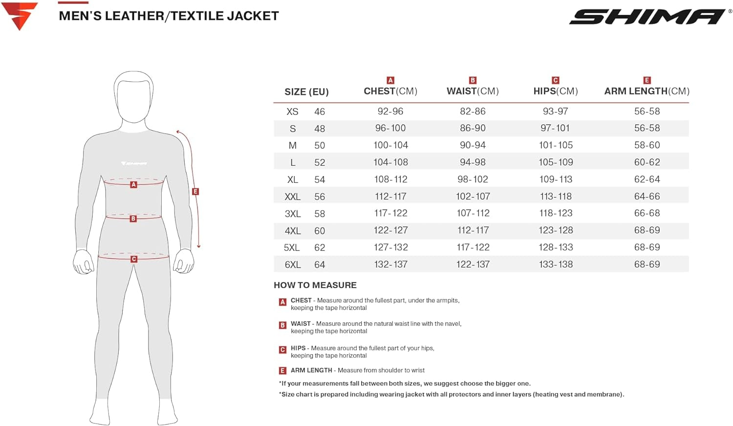 SHIMA DRIFT MEN JACKET ORG - SECURTEX MOTOR S.L (t/a MaximoMoto)