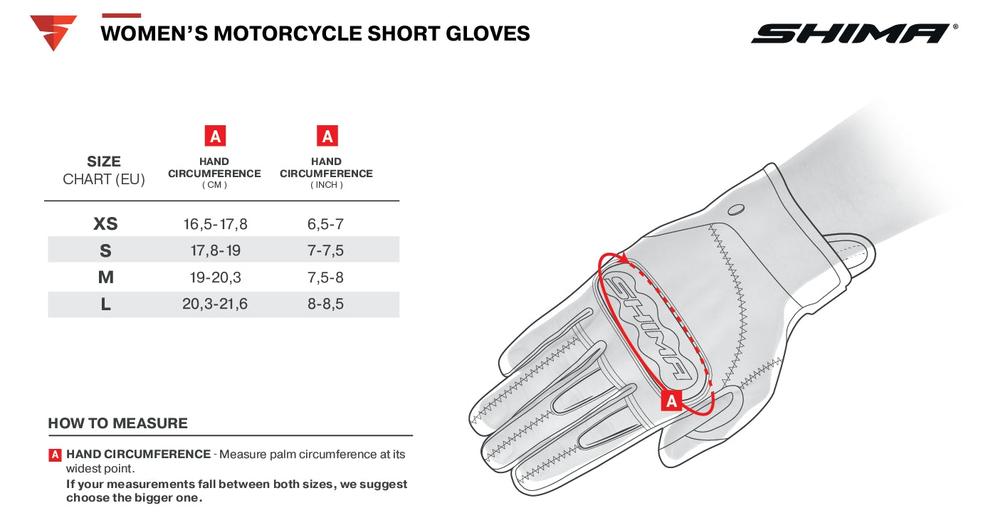 SHIMA RUSH LADY GUANTES BLACK - SECURTEX MOTOR S.L (t/a MaximoMoto)