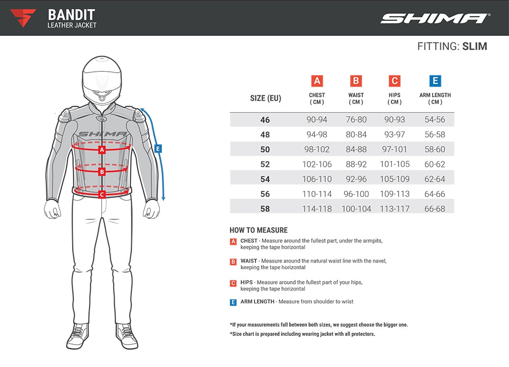 SHIMA BANDIT JACKET BLACK - SECURTEX MOTOR S.L (t/a MaximoMoto)