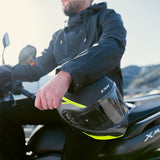 CGM 568G BER grafito Modular Casco moto Grafite Giallo fluo opaco - CASCO