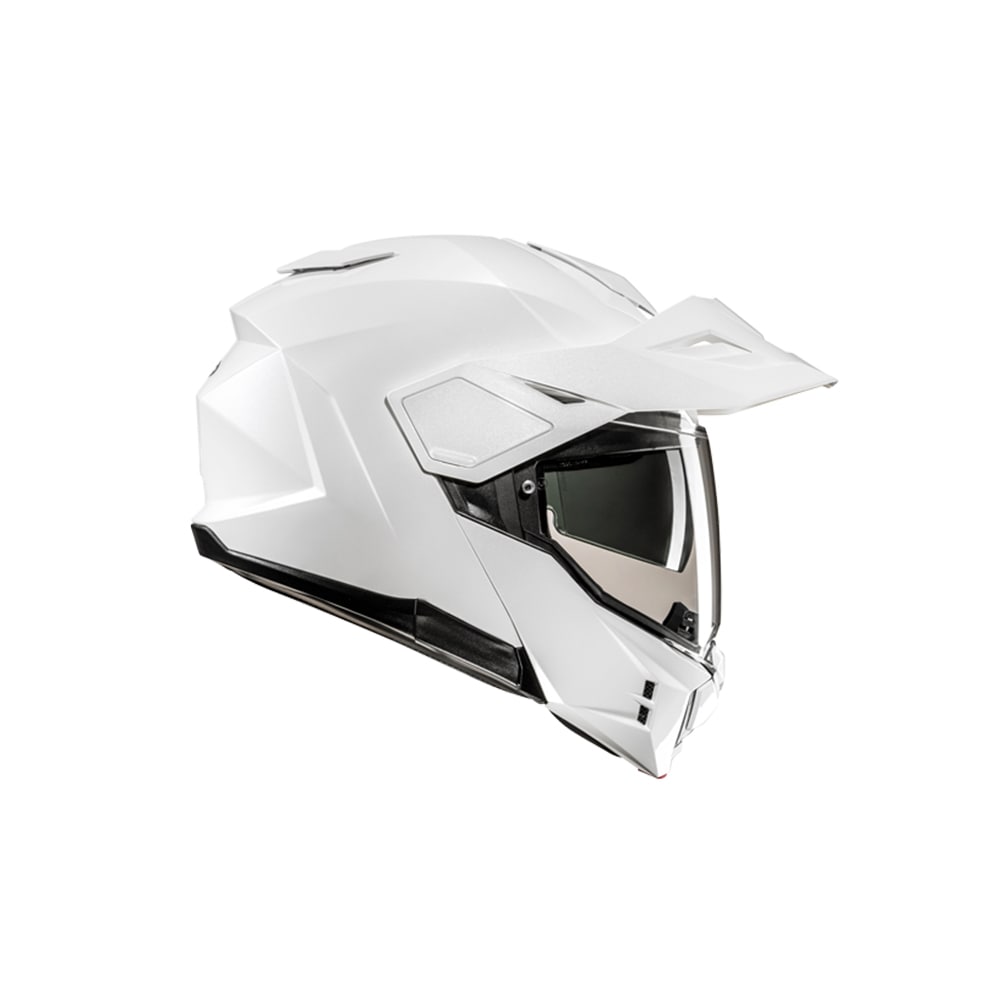 HJC I80 Casco de motocicleta con frente abatible, color blanco perlado