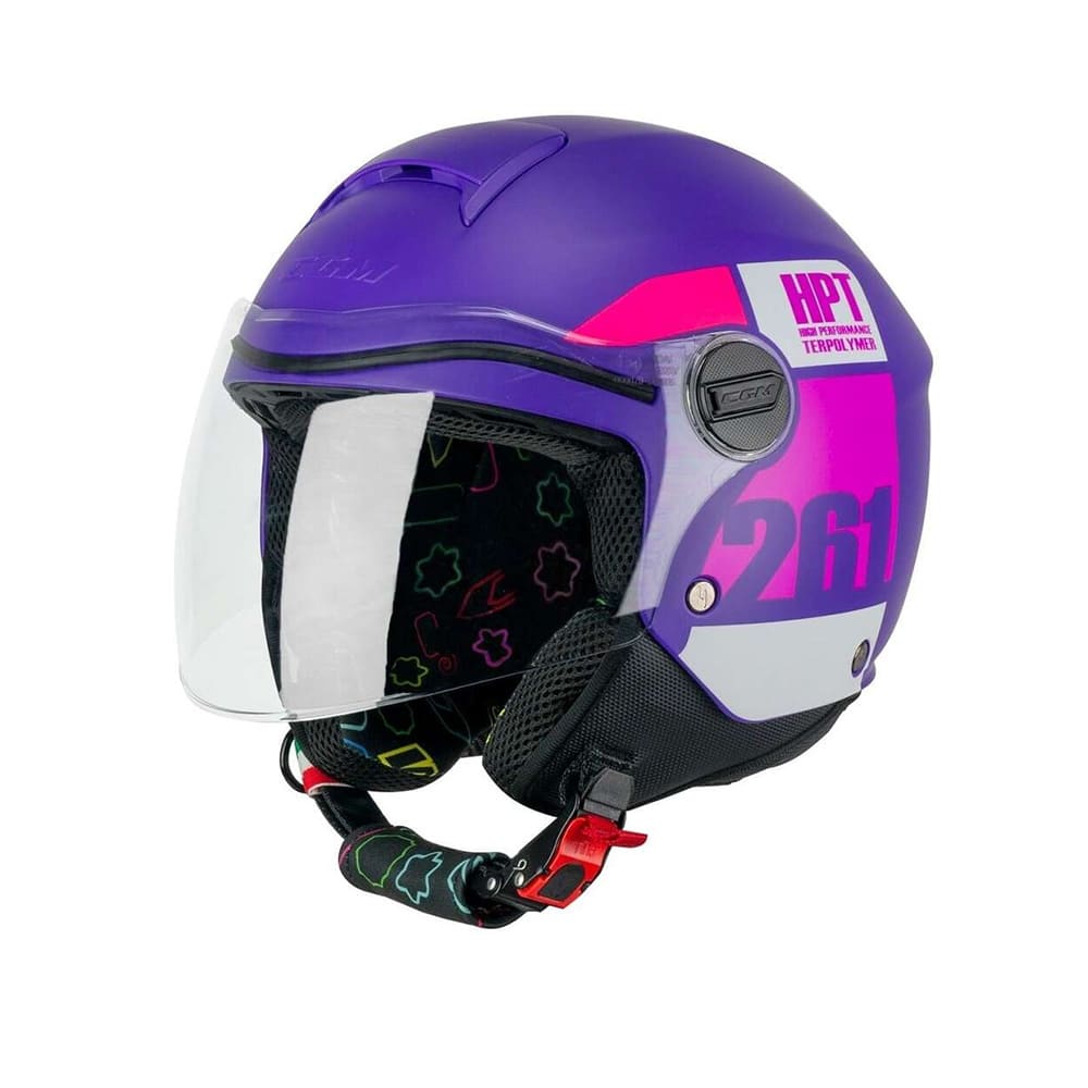 CGM 261X MINI SIGN Jet Casco Morado Rosa
