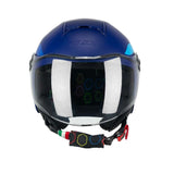 CGM 261X MINI SIGN Casco Abierto Azul Celeste Mate