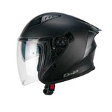 CGM 127A DEEP MONO Cara Abierta Jet Casco Negro Mate