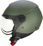 CGM 167A FLO MONO Cara Abierta Jet Casco Verde Mate