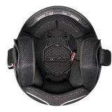CGM 167R FLO STEP JET CASCO MOTO ANTRACITE ROSA SATINATO LUNGA - CASCO