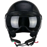 CGM 167R FLO STEP JET CASCO MOTO ANTRACITE ROSA SATINATO SAGOMATA - CASCO