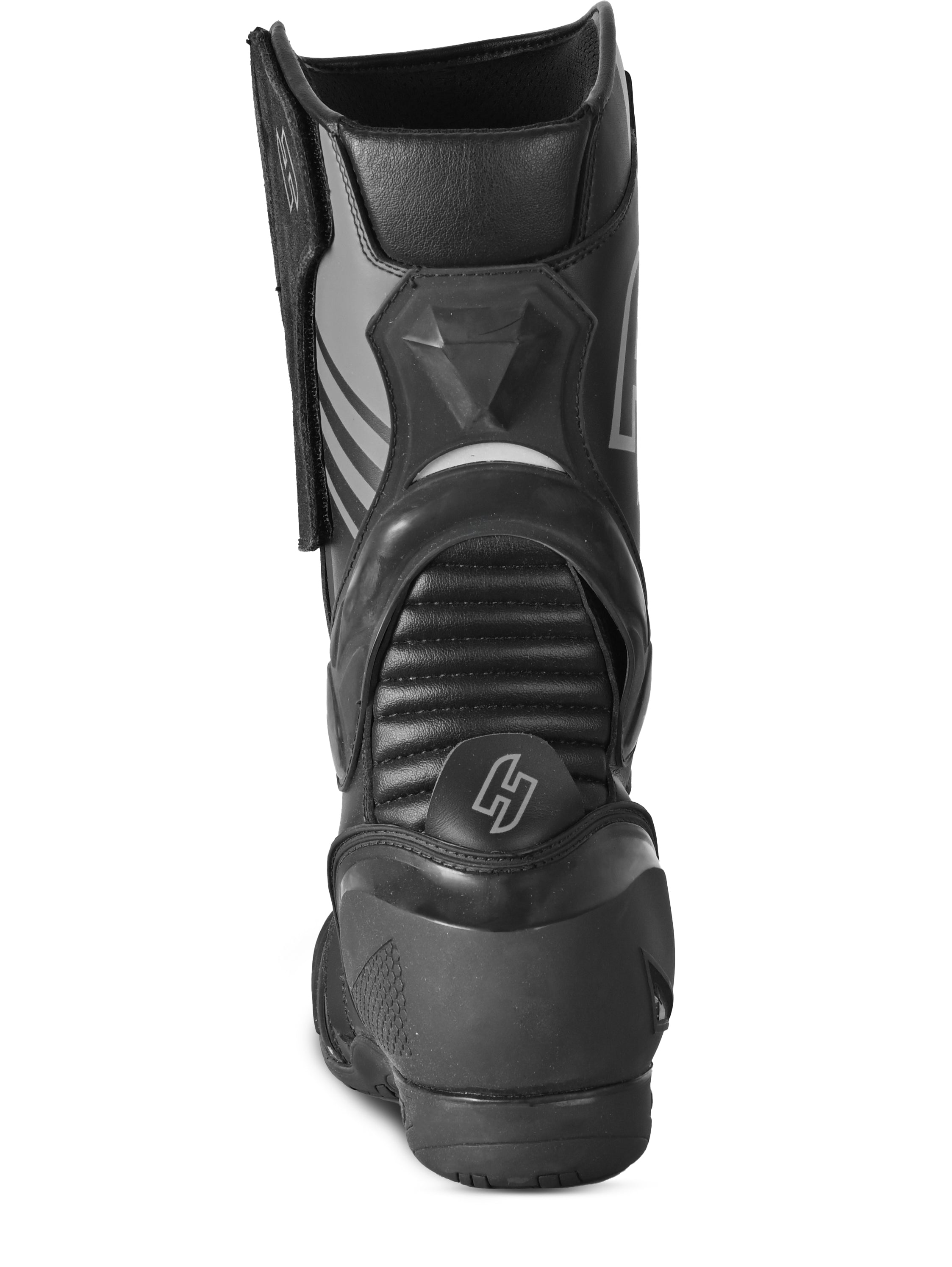 SHUA - Botas Piel Super Tech Negro-Maximo Moto