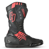 SHUA - Botas Piel Super Tech Negro/Rojo-Maximo Moto