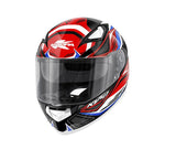 KAPPA KV41 Dallas Fighter Motociclete Casco Rojo Azul Blanco - CASCO