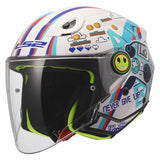 LS2 OF622 FUNNY II NEXT CASCO DE MOTO LEVEL BLANCO