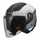 LS2 OF616 AIRFLOW II COVER CASCO DE MOTO GRIS AZUL
