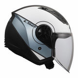 LS2 OF616 AIRFLOW II COVER CASCO DE MOTO GRIS AZUL