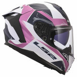 LS2 FF817 CHALLENGER II LAVENDER CASCO DE MOTO FLAMAN MATE