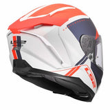LS2 FF817 CHALLENGER II TITAN CASCO DE MOTO BLANCO AZUL ROJO