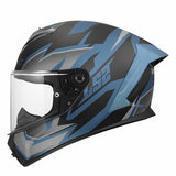 LS2 FF820 RAPID III XTREM CASCO DE MOTO NEGRO AZUL PETROLEO