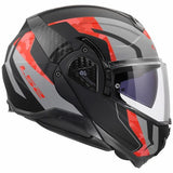 LS2 FF910 ADVANT II GLIDE CASCO DE MOTO NEGRO GRIS ROJO