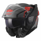LS2 FF910 ADVANT II GLIDE CASCO DE MOTO NEGRO GRIS ROJO