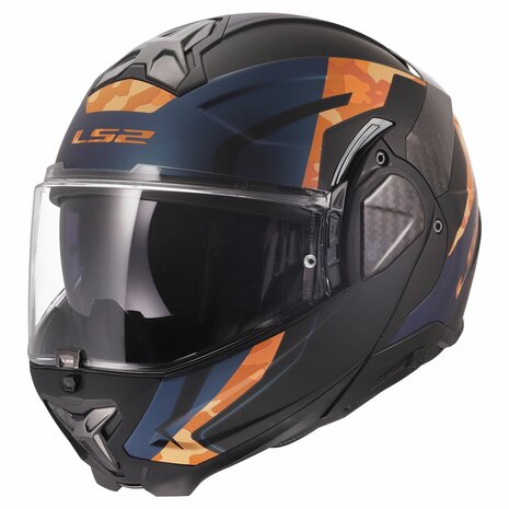 LS2 FF910 ADVANT II GLIDE CASCO DE MOTO NEGRO NARANJA