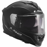 LS2 FF818 STORM III SOLID CASCO DE MOTO MATE NEGRO