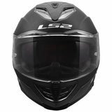 LS2 FF818 STORM III SOLID CASCO DE MOTO MATE NEGRO