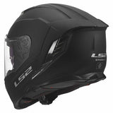 LS2 FF818 STORM III SOLID CASCO DE MOTO MATE NEGRO