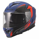 LS2 FF818 STORM III DYNAMO CASCO DE MOTO AZUL ROJO