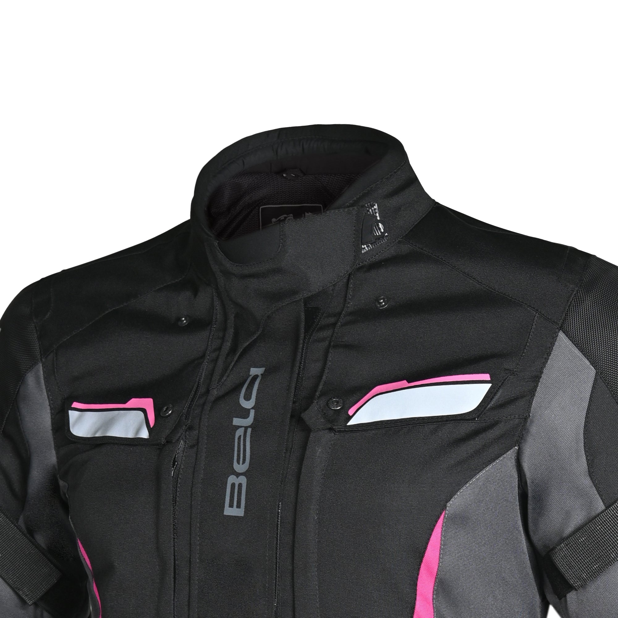 BELA - Chaqueta Textil Hurricane Lady  Negro/Fucsia - SECURTEX MOTOR S.L (t/a MaximoMoto)