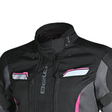 BELA - Chaqueta Textil Hurricane Lady  Negro/Fucsia - SECURTEX MOTOR S.L (t/a MaximoMoto)