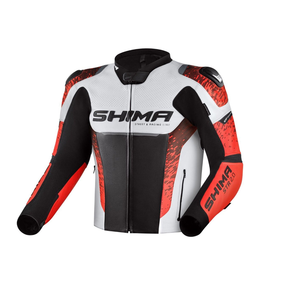 SHIMA STR 2.0 JACKET JACKET RED FLUO - SECURTEX MOTOR S.L (t/a MaximoMoto)