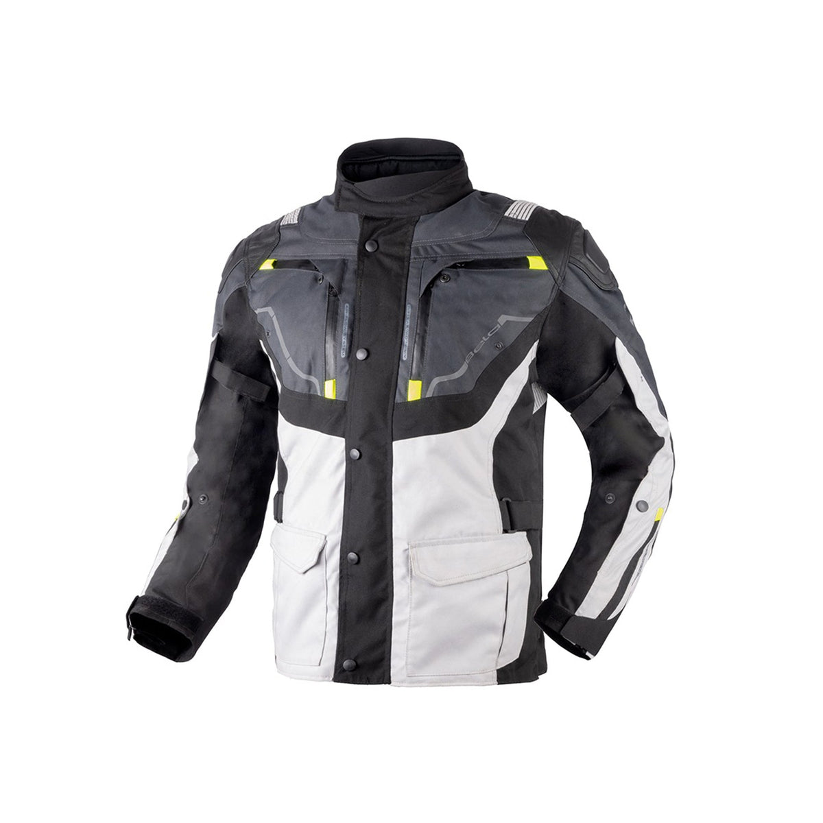 BELA - Chaqueta Textil Nordic 4 Hielo/Gris/Negro/Amarillo - SECURTEX MOTOR S.L (t/a MaximoMoto)