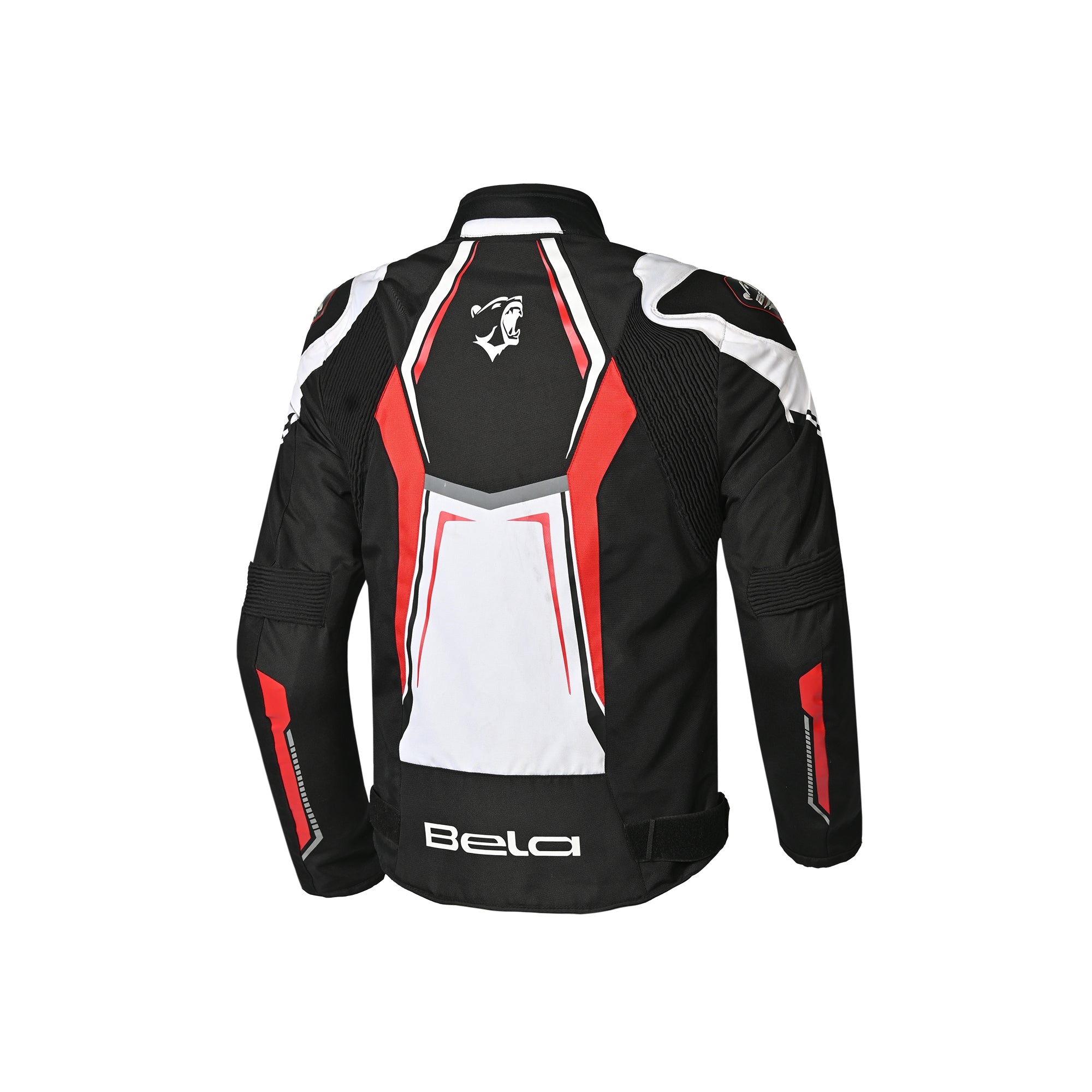 BELA - Chaqueta Textil Chaser Negro/Blanco/Rojo - SECURTEX MOTOR S.L (t/a MaximoMoto)